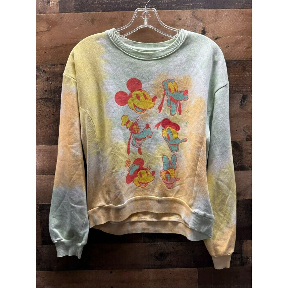 Disney Mickey & Friends Sweatshirt Women's Junior's Large (11-13)